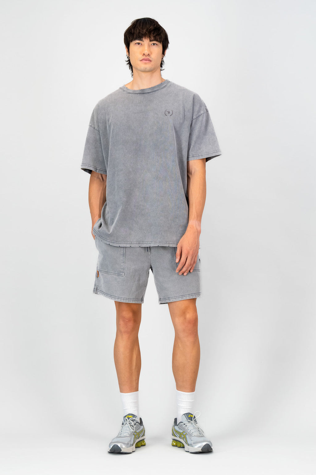 Ultra Heavy Oversized Tee - Light Grey