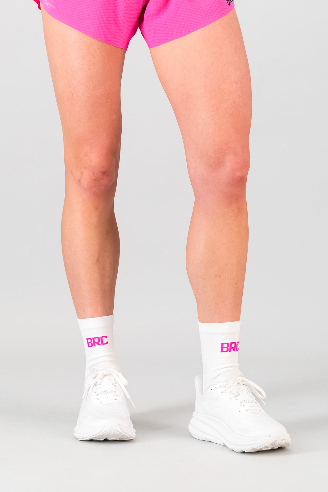 BRC Pro Sock - White & Pink