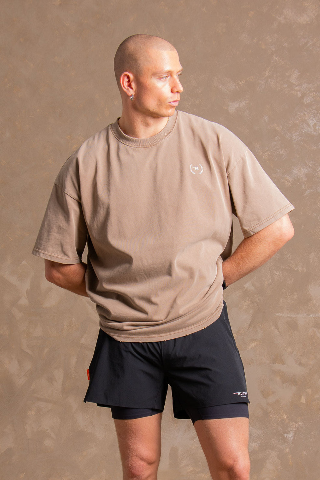 Ultra Heavy Oversized Tee - Brown