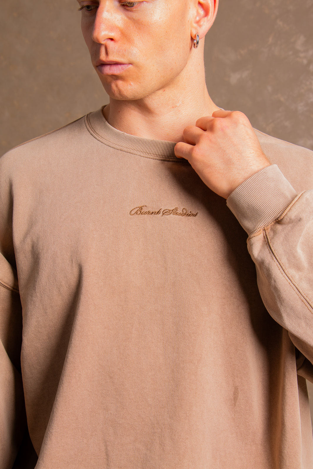 Ultra Heavy Crew Top - Brown