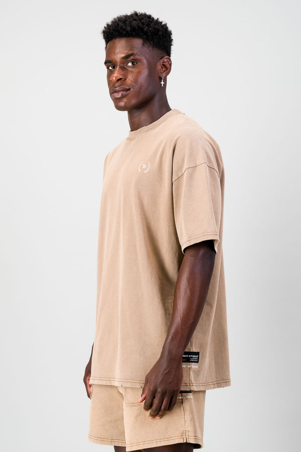 Ultra Heavy Oversized Tee - Brown