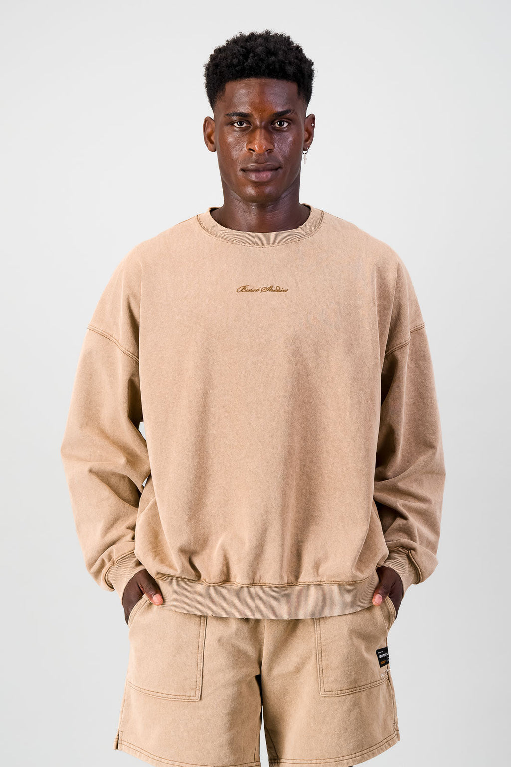 Ultra Heavy Crew Top - Brown