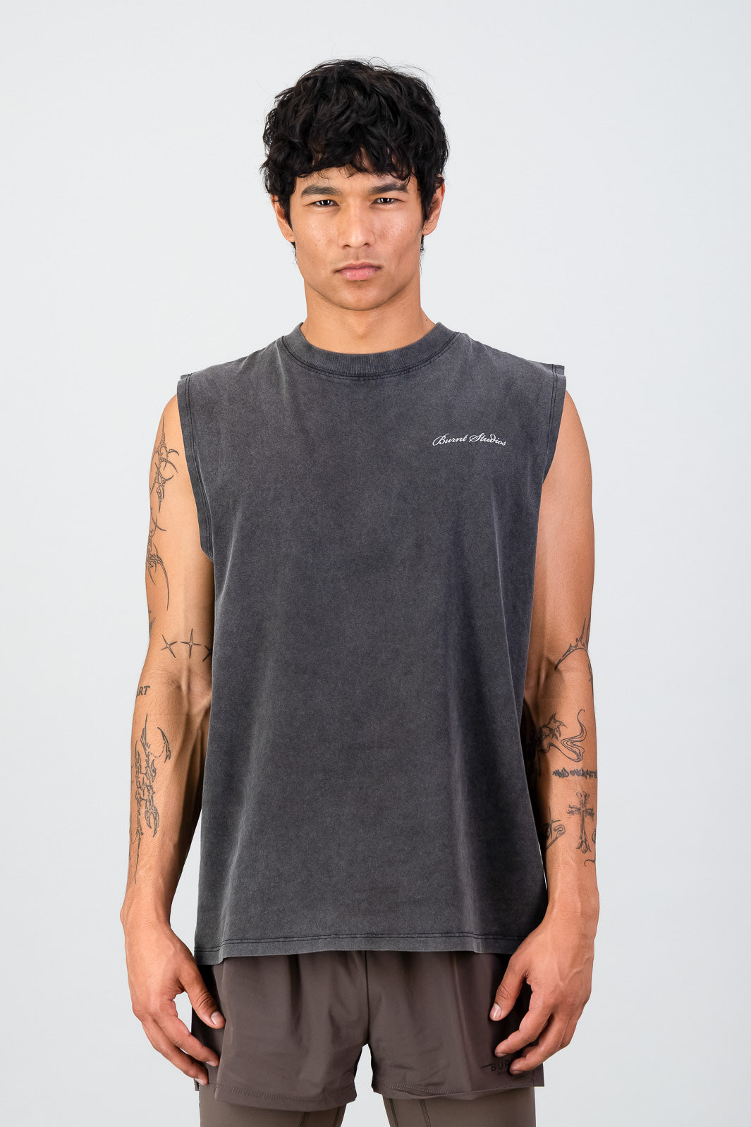 Chase The Horizon Cotton Tank - Black