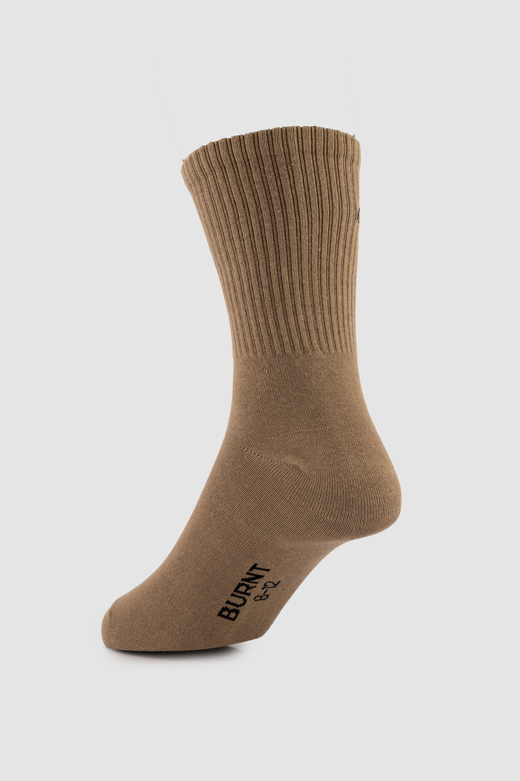 Headline Crew Sock - Brown