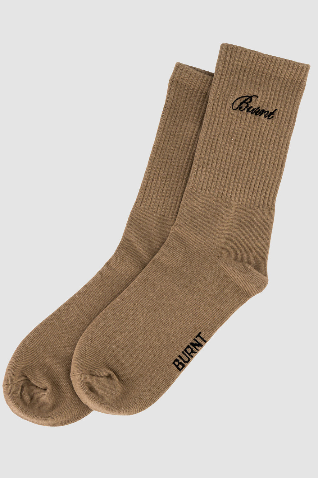 Headline Crew Sock - Brown