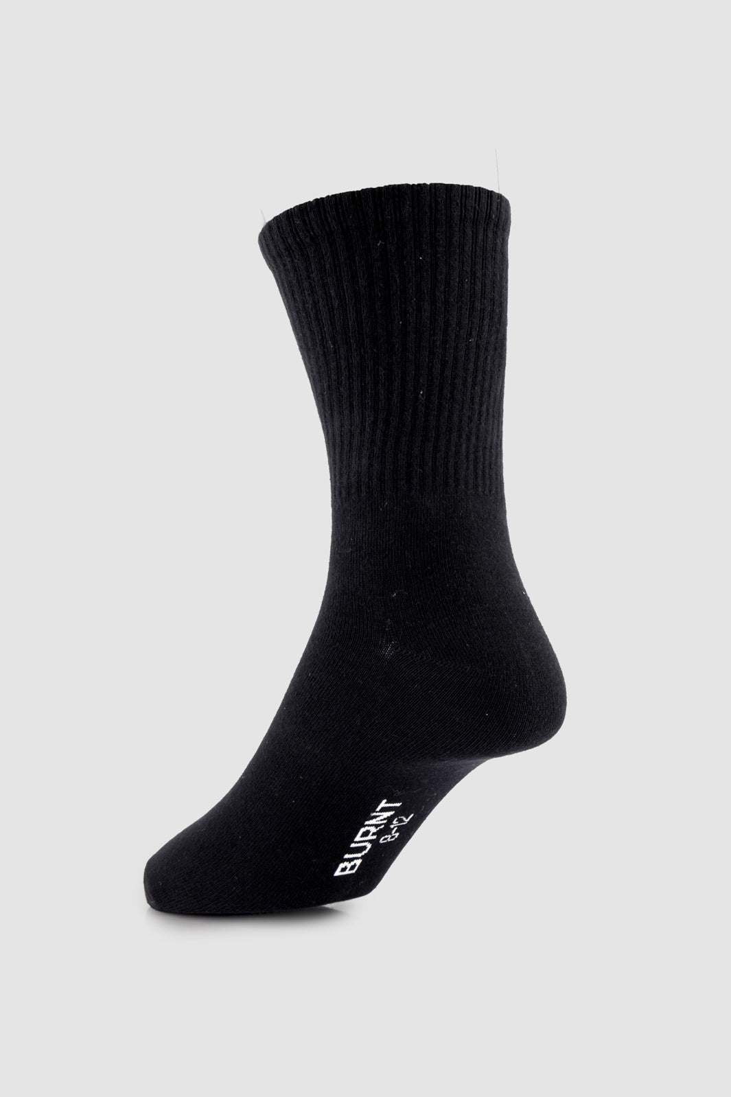 Headline Crew Sock - Black