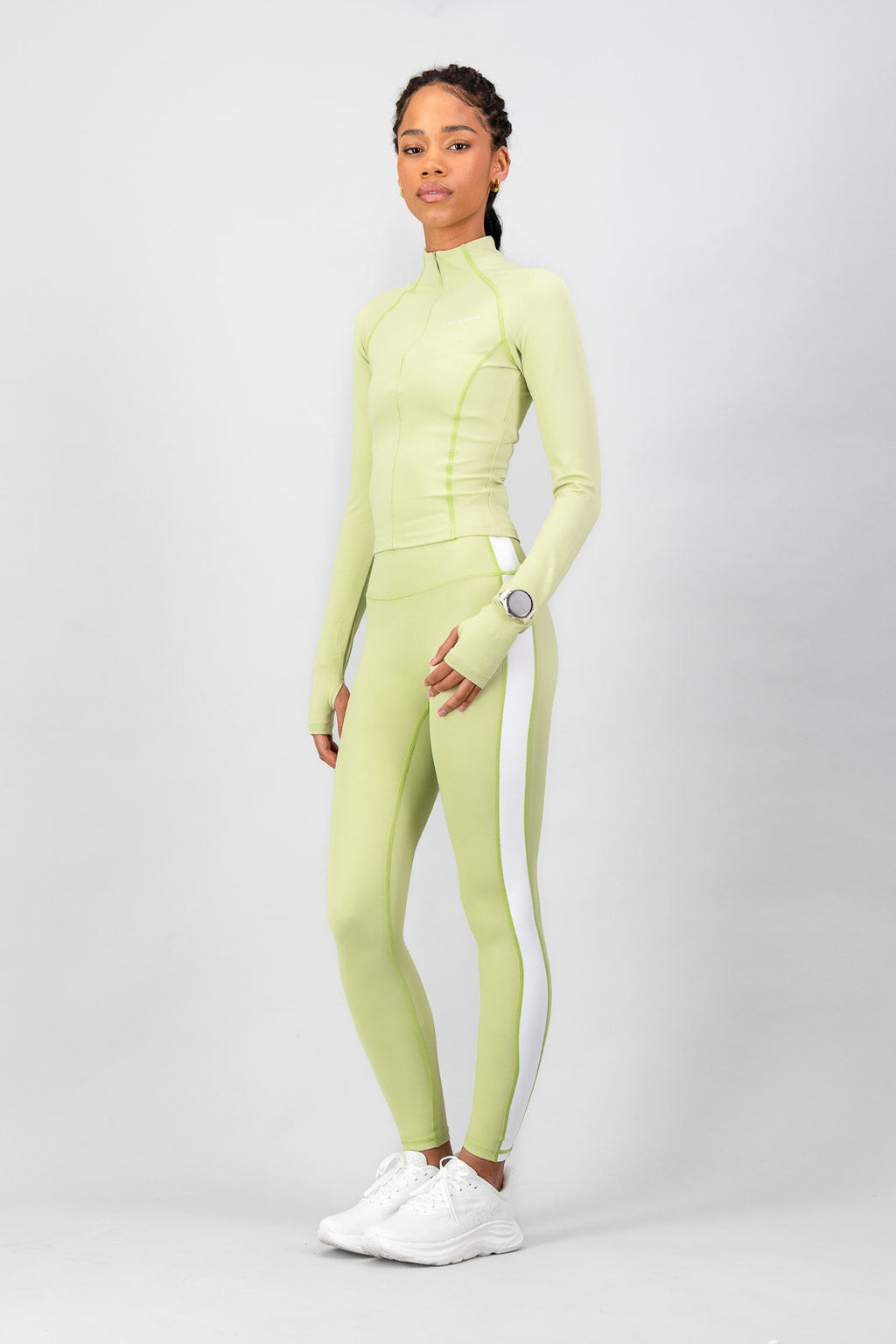 Tempo 1/4 Zip - Aloe