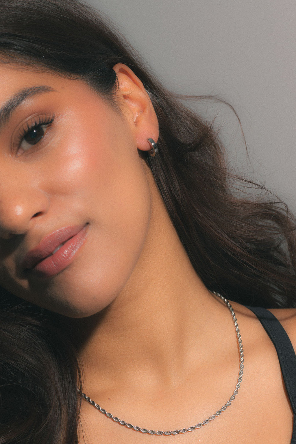 Rope Chain Necklace - Silver