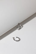 Minimalist Hoop Earrings - Silver
