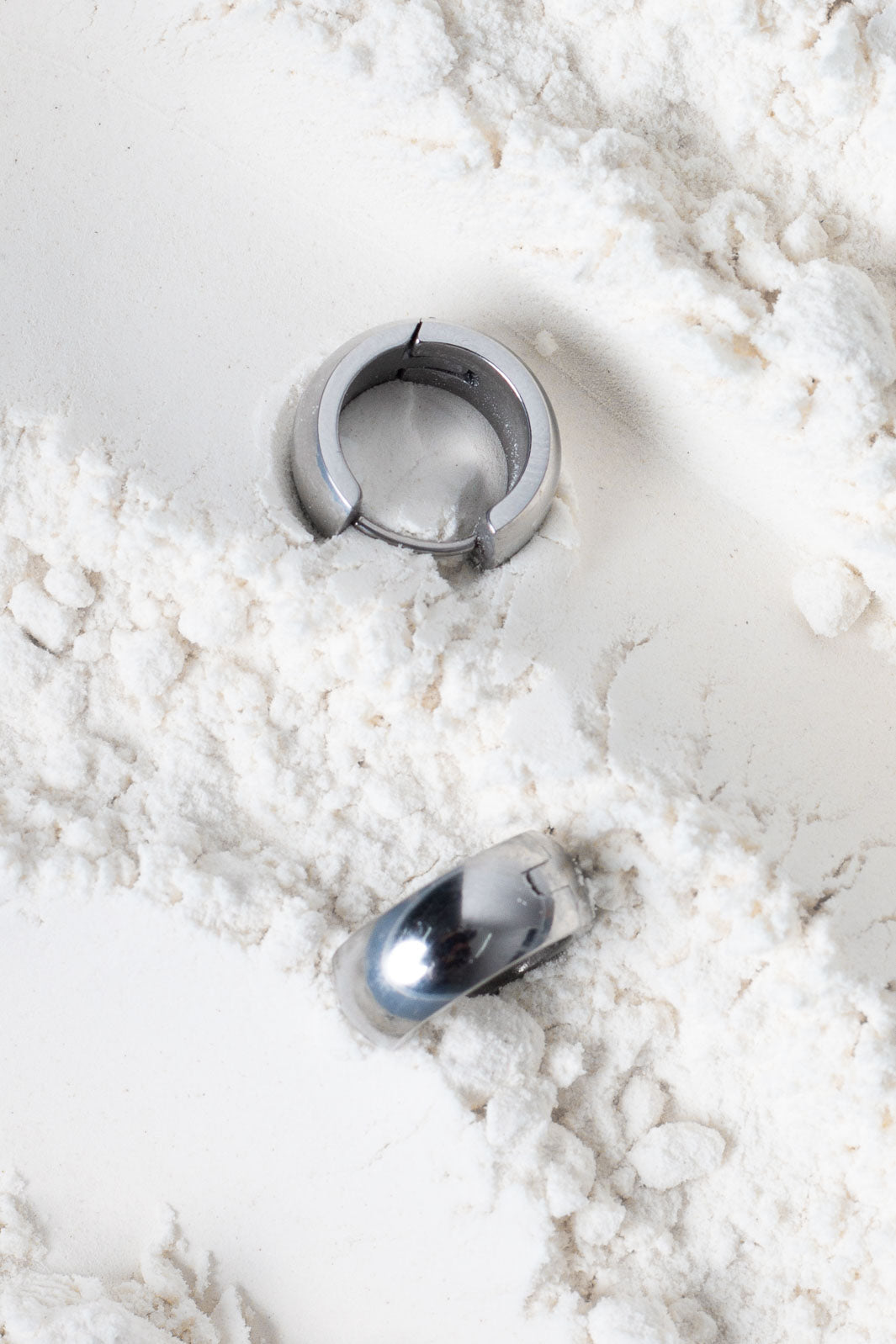 Huggies Earrings - Silver