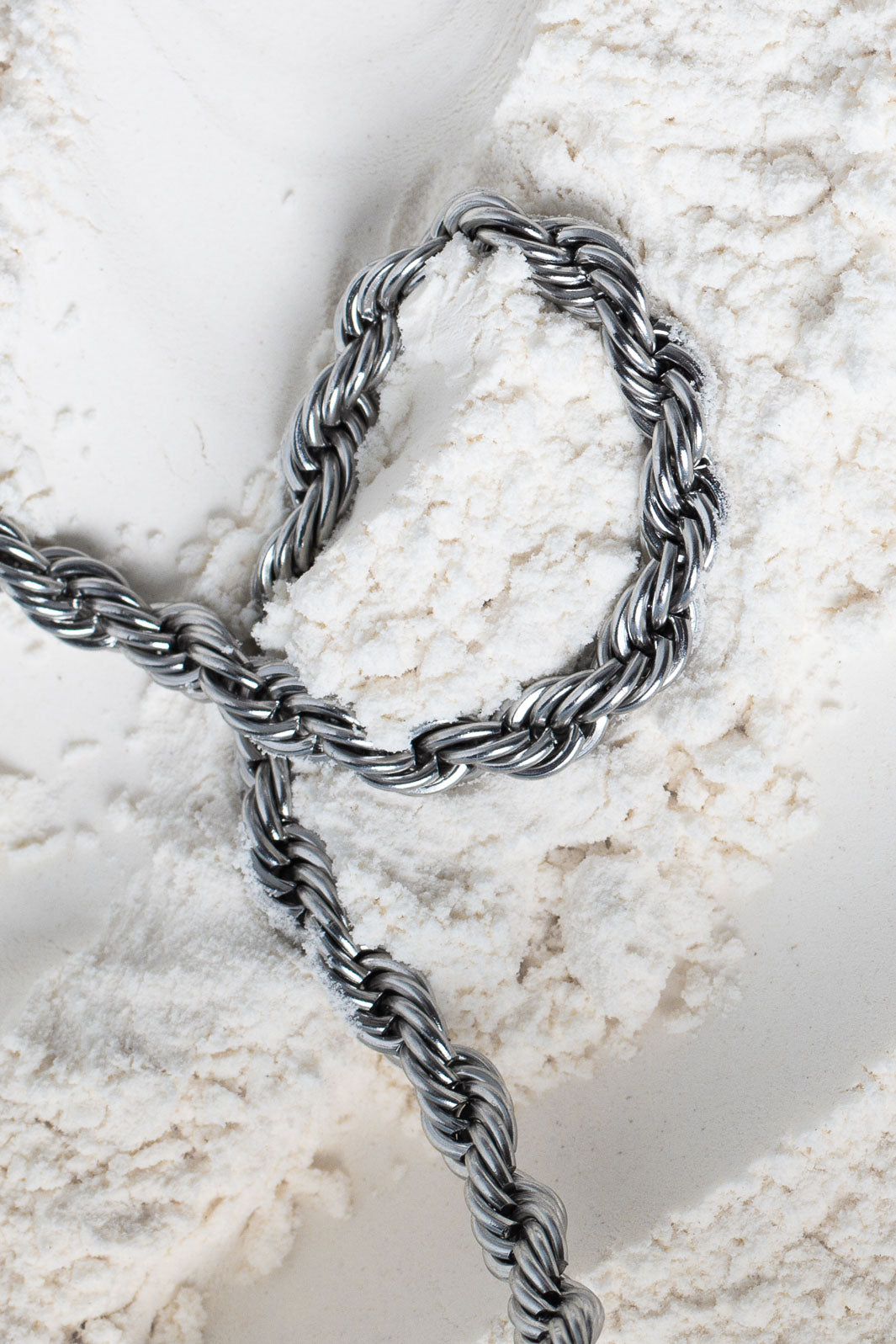 Rope Chain Necklace - Silver