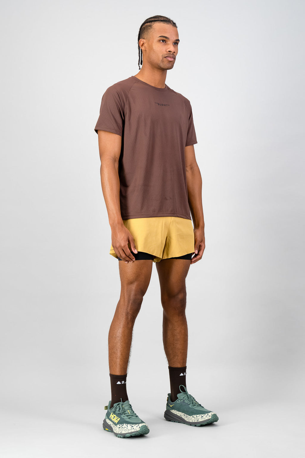 Venture Men's 2-in-1 Run Short - Amber