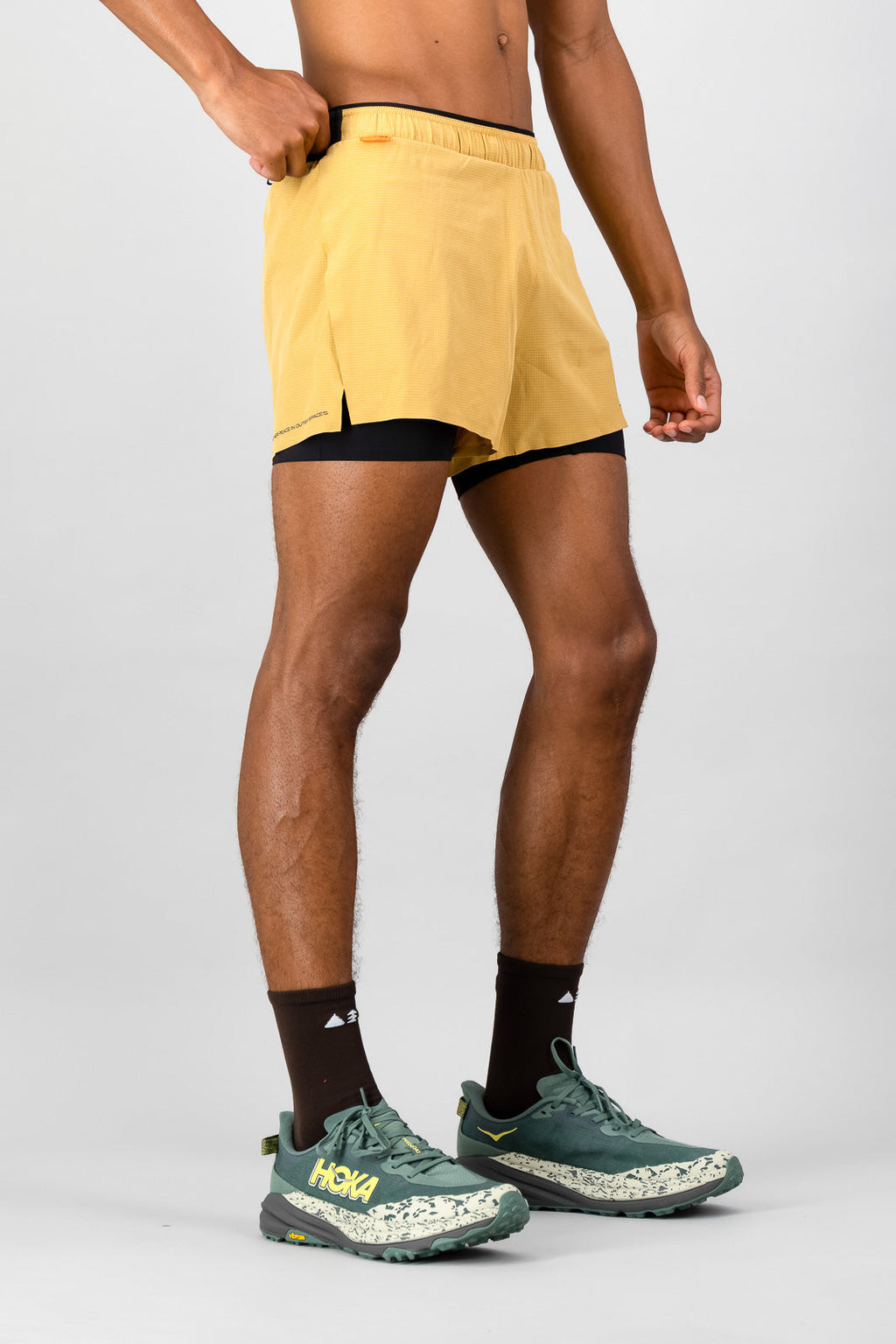 Venture Men's 2-in-1 Run Short - Amber