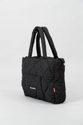 Quilted Tote Bag - Black
