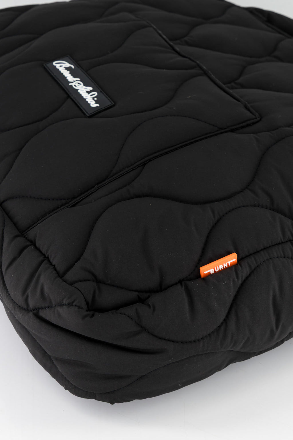 Quilted Tote Bag - Black