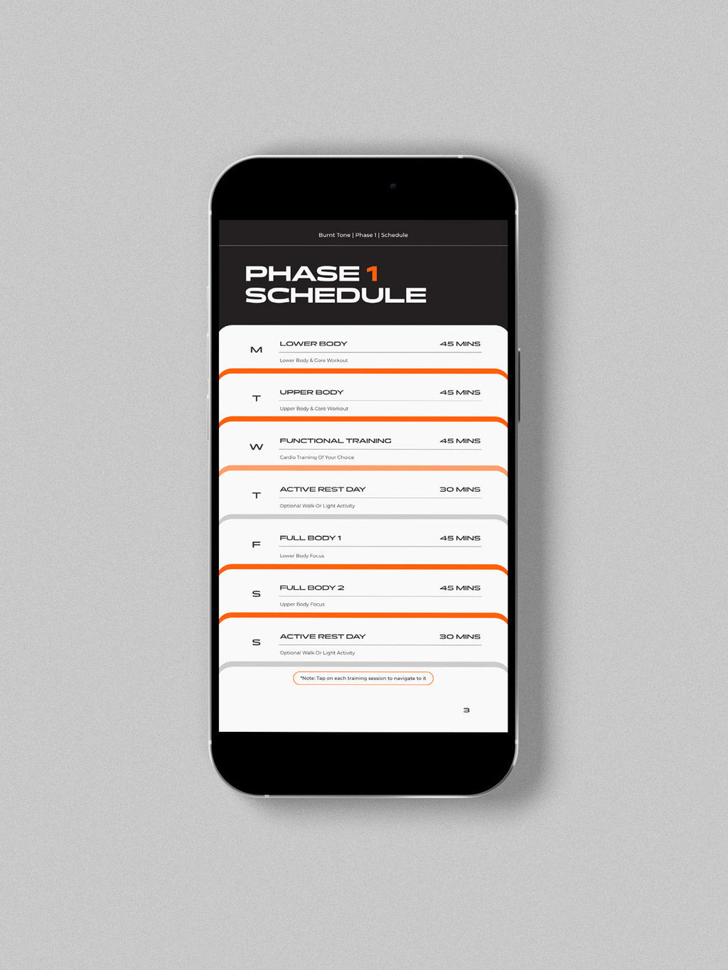 Burnt Tone | Women's 8 Week Gym Program