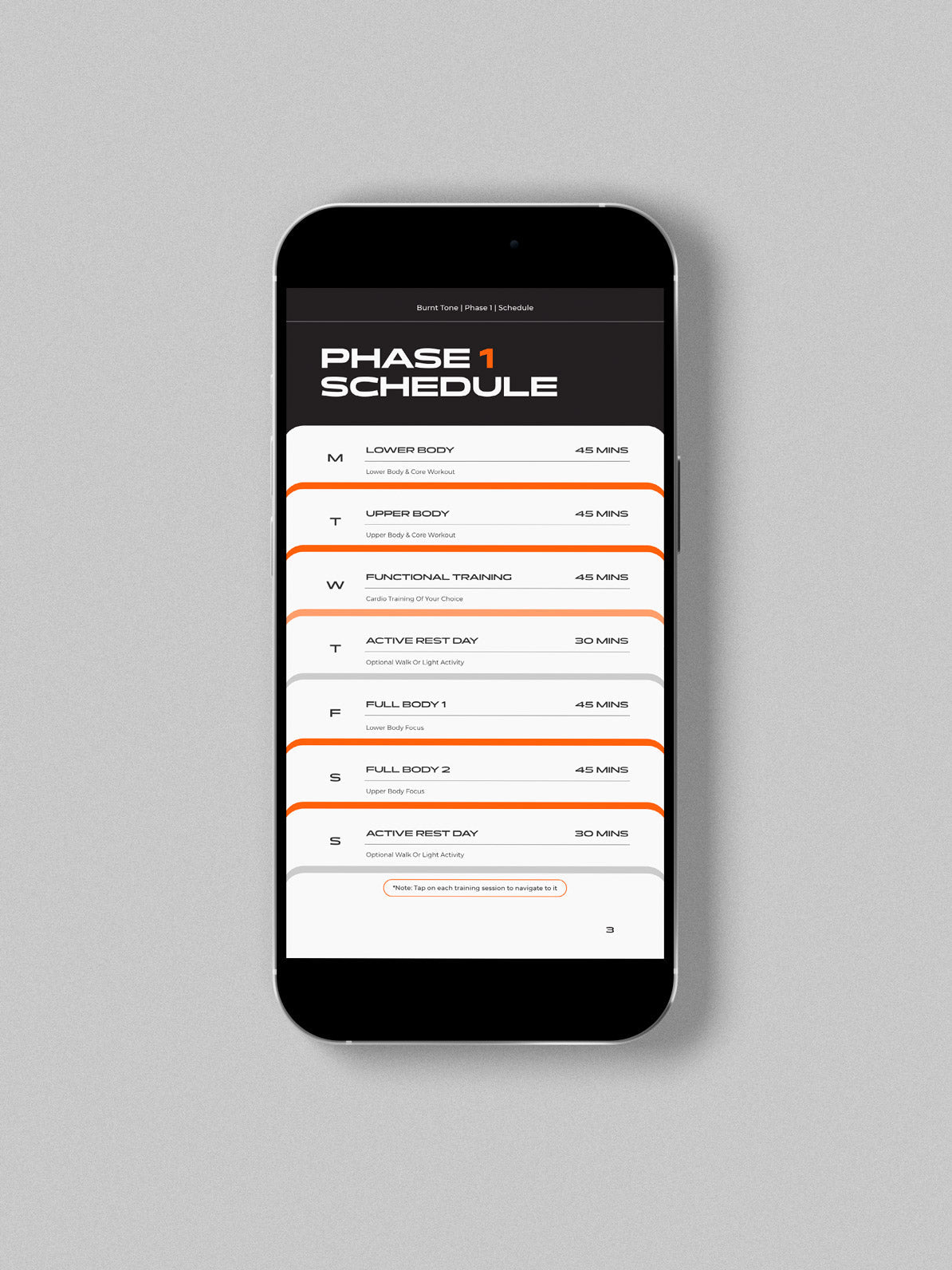 Burnt Tone | Women's 8 Week Gym Program