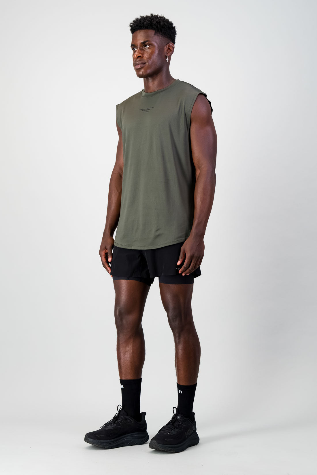 Muscle Tank - Forest Green