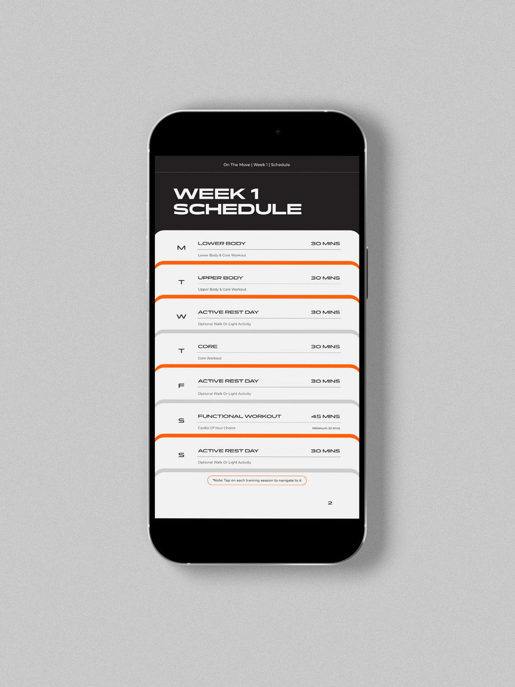 On the Move | Women's 4 Week at Home/Gym Program