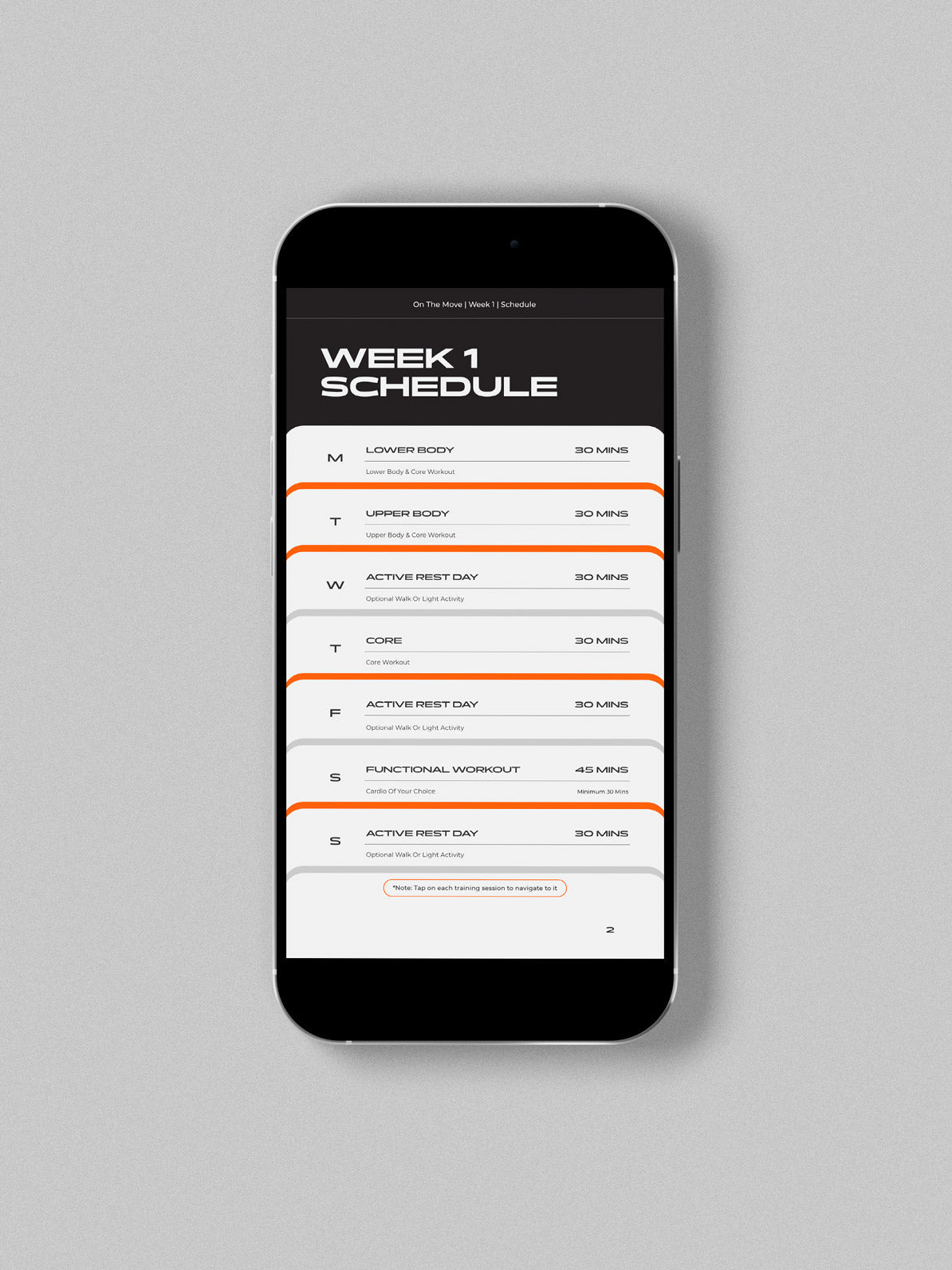 On the Move | Women's 4 Week at Home/Gym Program