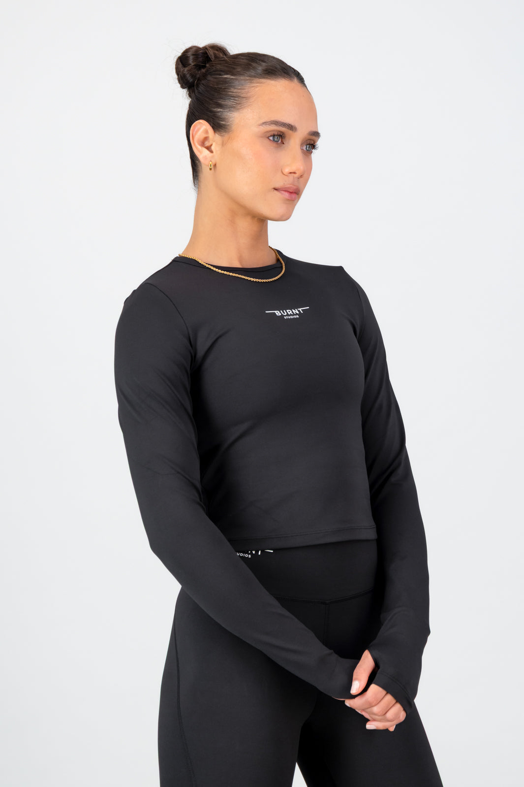 Essential Olivia Fitted Long Sleeve - Black