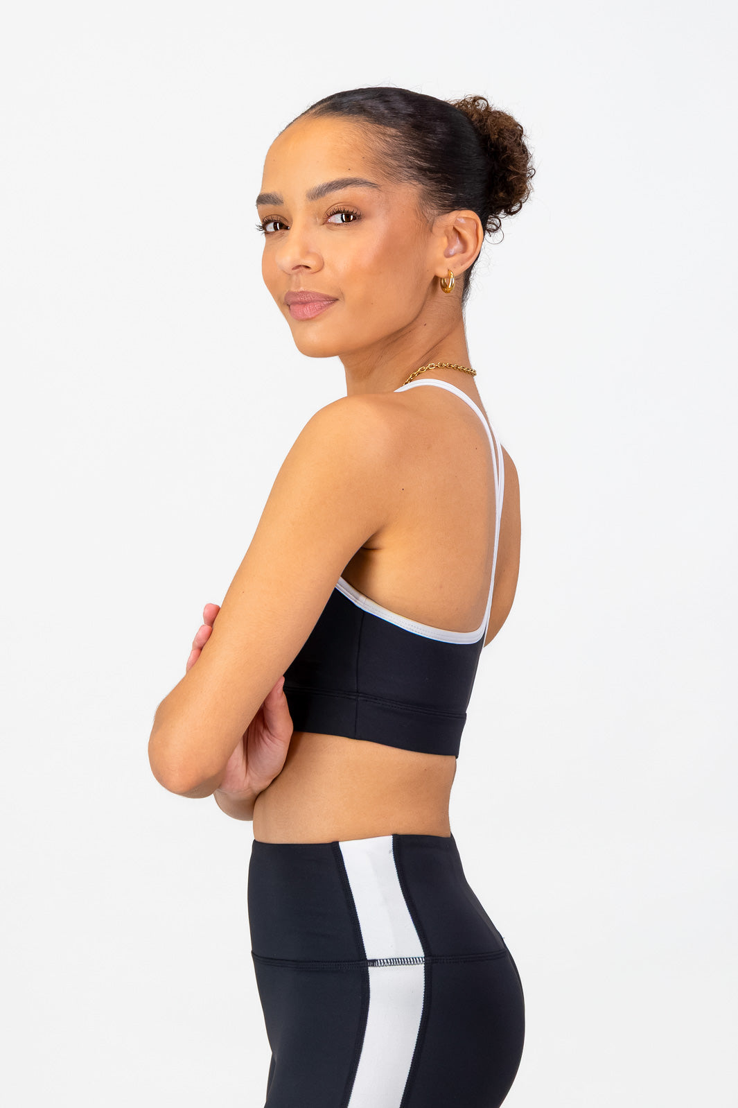 Lua Sports Bra - Black & White